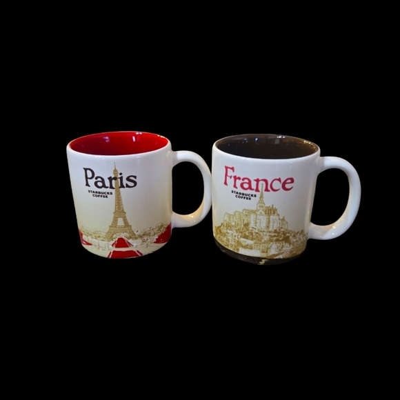 Starbucks 2017 Paris and France mini mugs - Picture 1 of 2